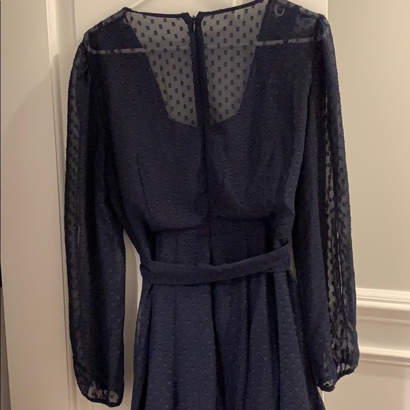 Tahari Swiss Dot A-line dress! - Picture 4 of 5
